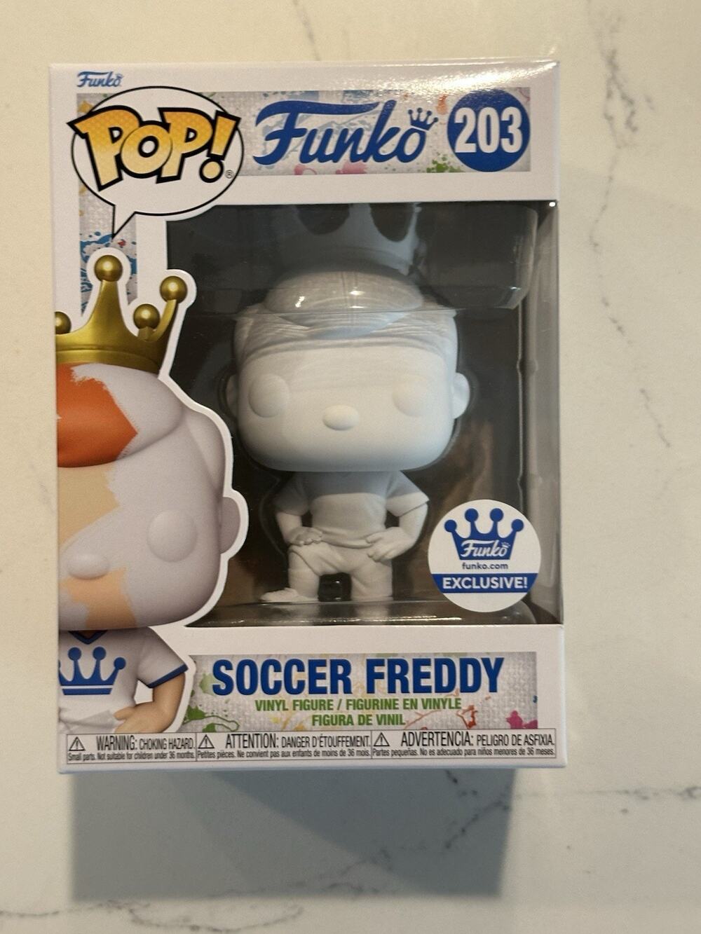Funko Pop! Soccer Freddy #203 Funko Shop Exclusive DIY New #4
